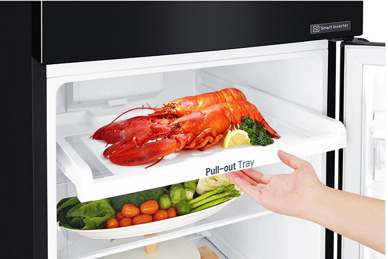Khay kéo trợ lực Pull-Out Tray trong Tủ lạnh LG GV-B212WB
