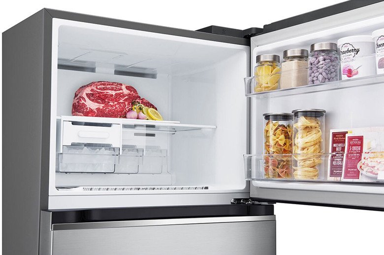 Khay làm đá di động tiện lợi trên tủ lạnh LG GN-D372PS