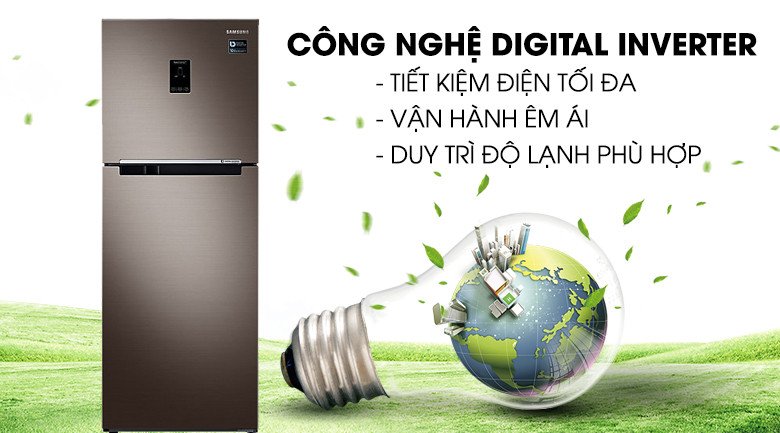 Máy nén Digital Inverter giúp Tủ lạnh Samsung tiết kiệm điện năng