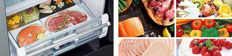 Ngăn chân không độc quyền trên tủ lạnh Hitachi giúp bảo quản thực phẩm tươi sống tối ưu.