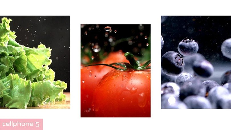 Ngăn chứa thực phẩm tươi ngon bên trong tủ lạnh LG GV-B262PS Inverter