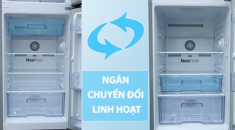 Ngăn chuyển đổi linh hoạt tủ lạnh Beko Inverter