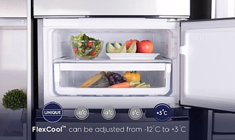 Ngăn FlexCool điều chỉnh nhiệt độ linh hoạt trên tủ lạnh Electrolux EME3700HA