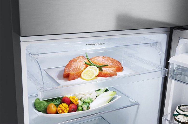 Ngăn Fresh 0 Zone bảo quản thực phẩm tươi ngon trên tủ lạnh LG