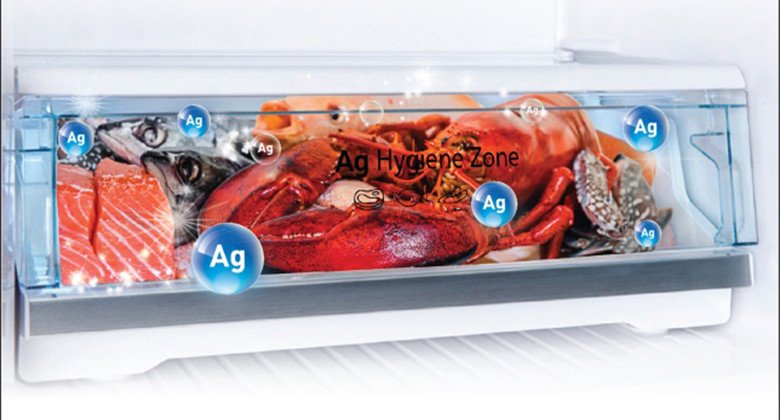 Ngăn trữ đông Ag Hygiene Zone trên tủ lạnh Panasonic NR-TV301VGMV