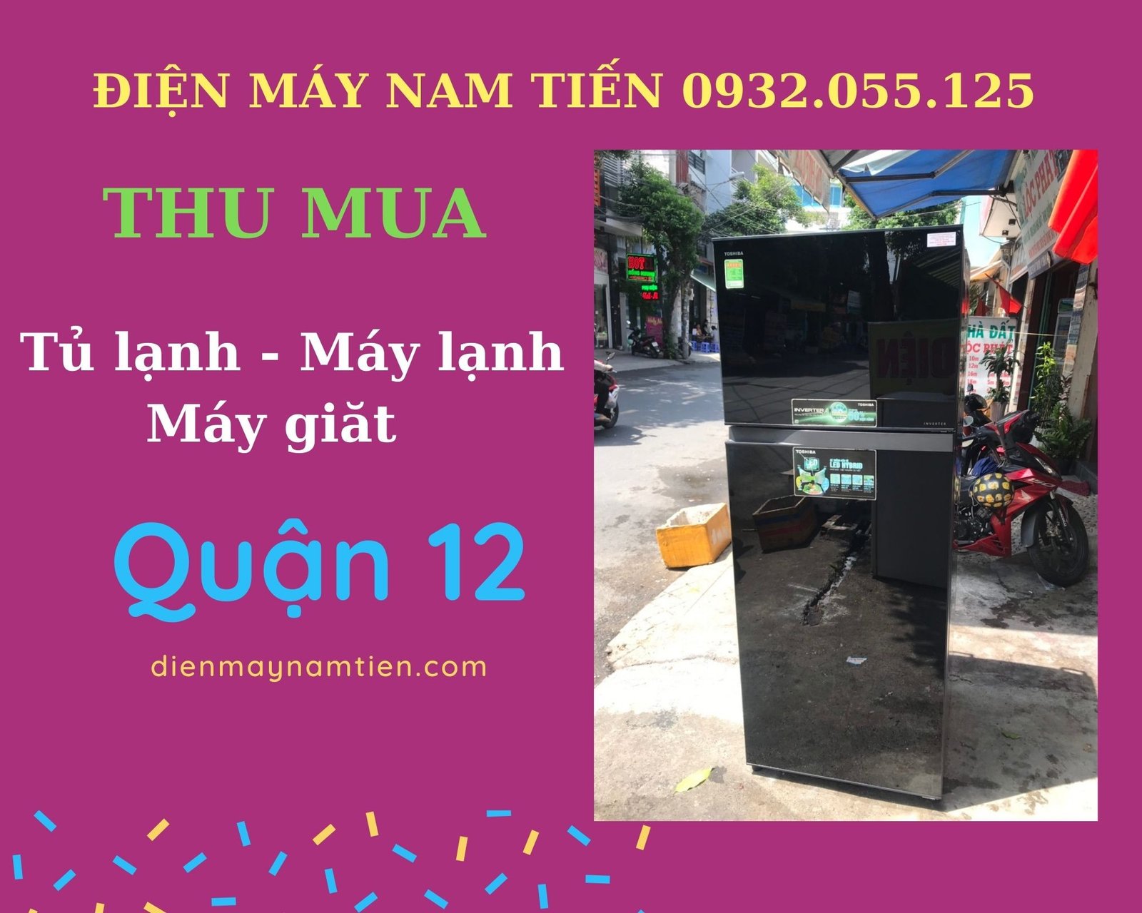 Người dân thanh lý tủ lạnh cũ tại quận Tân Bình