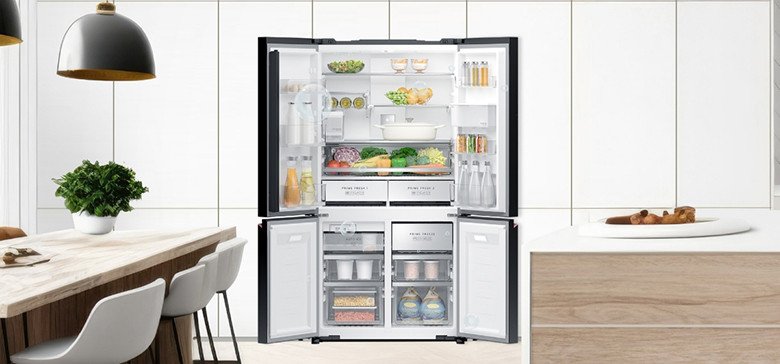 Nội thất rộng rãi và các ngăn chứa linh hoạt của tủ lạnh Panasonic NR-XY680YMMV