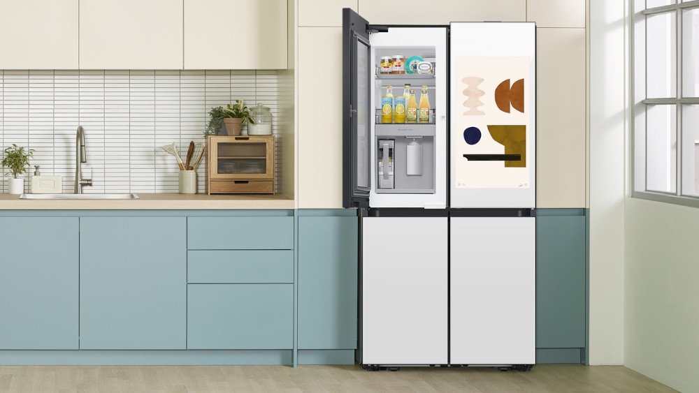 Quầy minibar Beverage Center tiện ích trên tủ lạnh