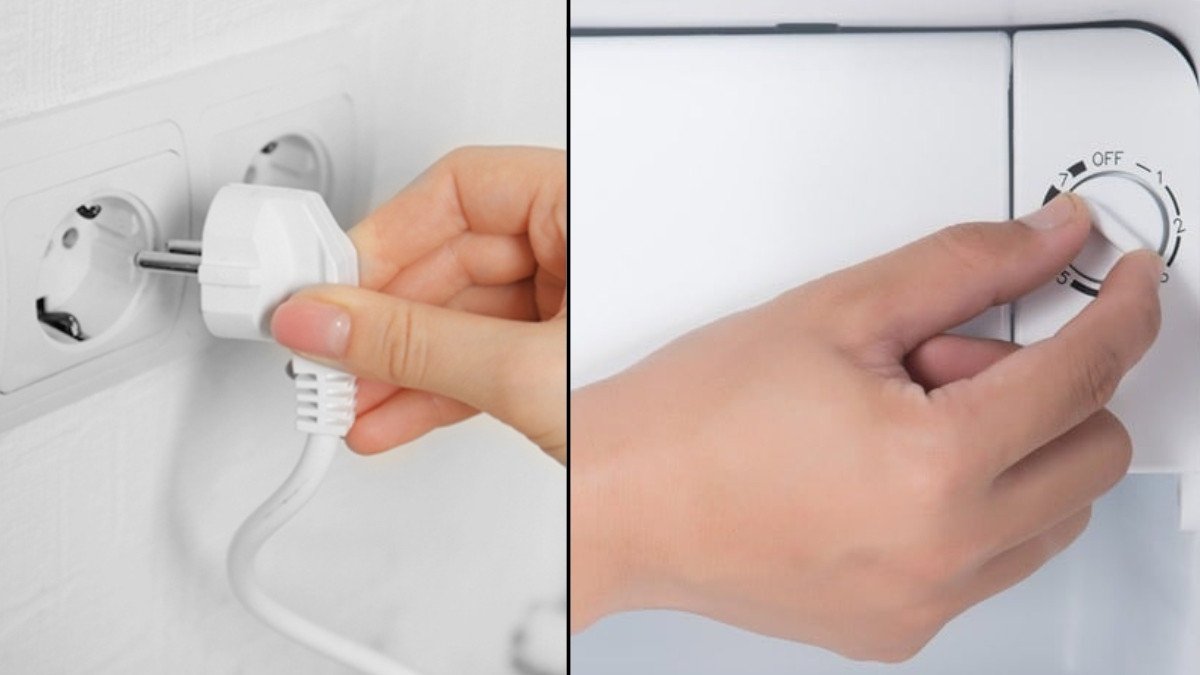 Rút phích cắm tủ lạnh để đảm bảo an toàn
