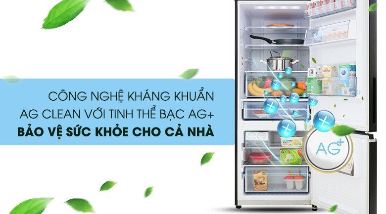Tác dụng kháng khuẩn của công nghệ Ag Clean sử dụng tinh thể bạc Ag+ trong tủ lạnh Panasonic