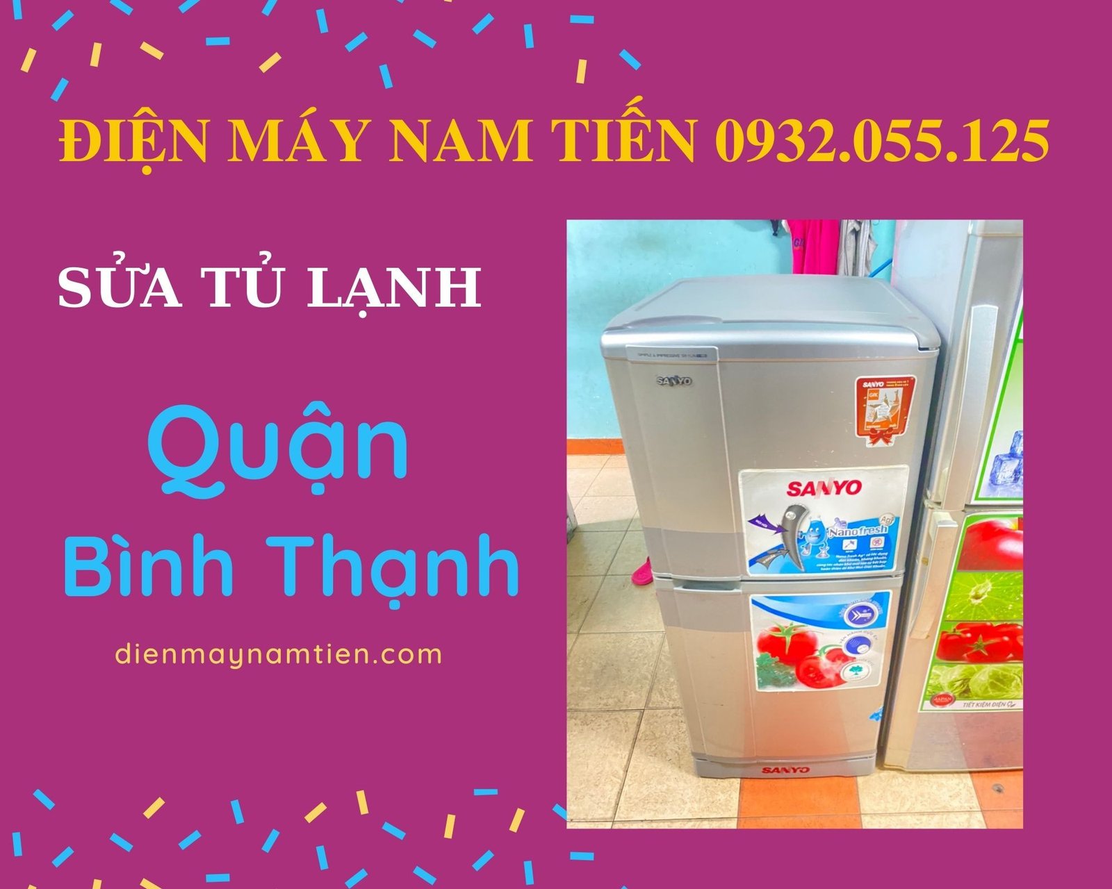 Tái chế và xử lý tủ lạnh cũ một cách thân thiện với môi trường sau khi được thu mua tại quận Tân Bình