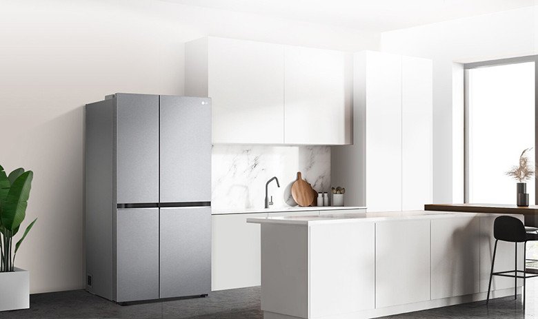 Thiết kế hiện đại của tủ lạnh Side by Side LG GR-B257JDS