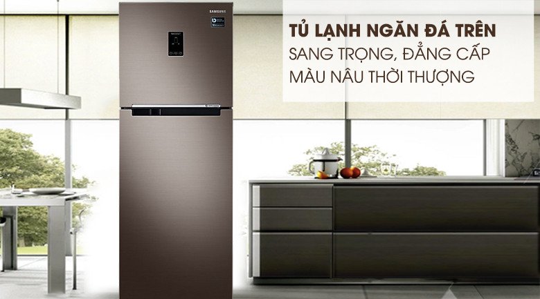 Thiết kế hiện đại và bảng điều khiển ngoài của Tủ lạnh Samsung Inverter