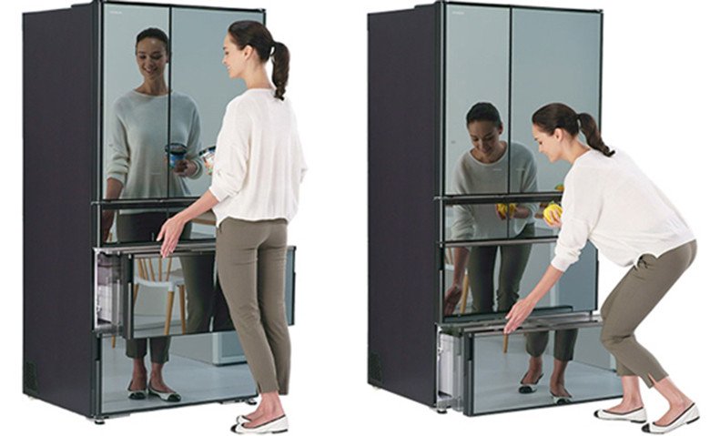 Tiện ích cửa tự động Auto Door trên tủ lạnh Hitachi cao cấp
