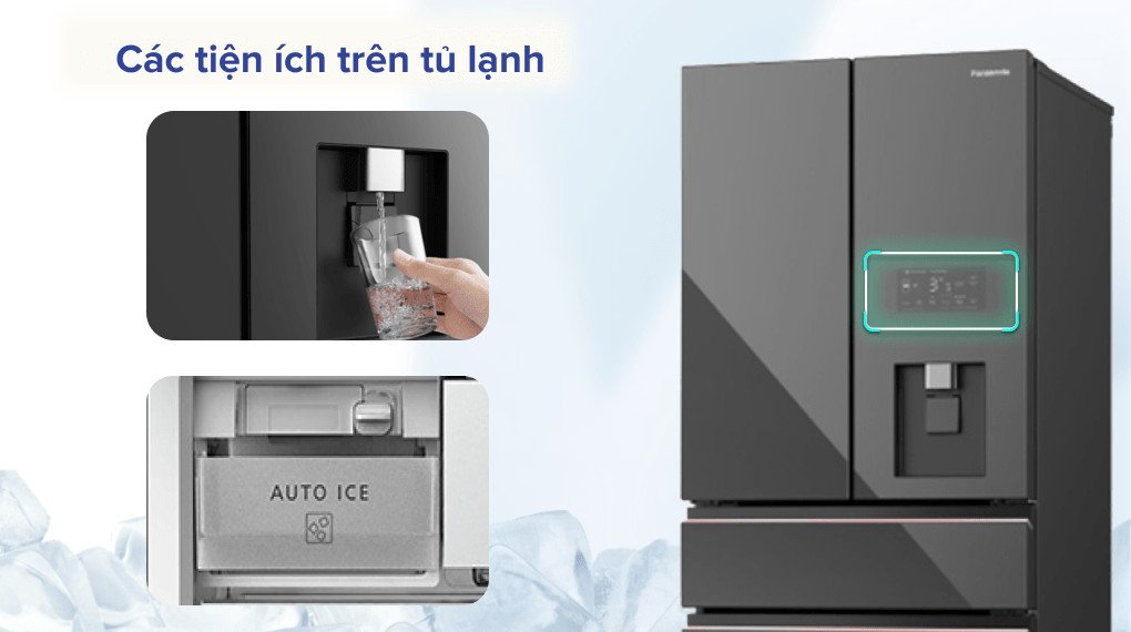 Tiện ích đa dạng của tủ lạnh Panasonic 540 lít