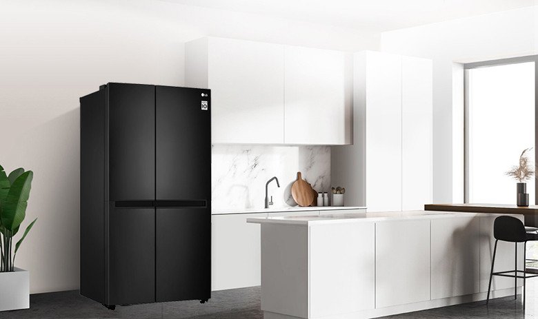 Tổng quan thiết kế sang trọng của tủ lạnh LG GR-B257WB dung tích lớn