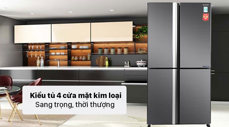 Tủ lạnh 500 lít Sharp Inverter SJ-FX600V-SL