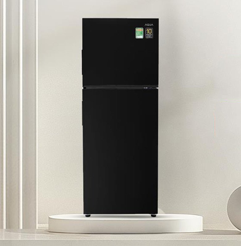 Tủ lạnh Aqua AQR-T239FA(FB) thiết kế hiện đại màu đen