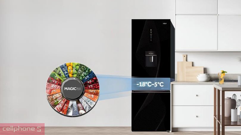 Tủ lạnh Aqua Inverter vận hành êm ái, tiết kiệm điện năng