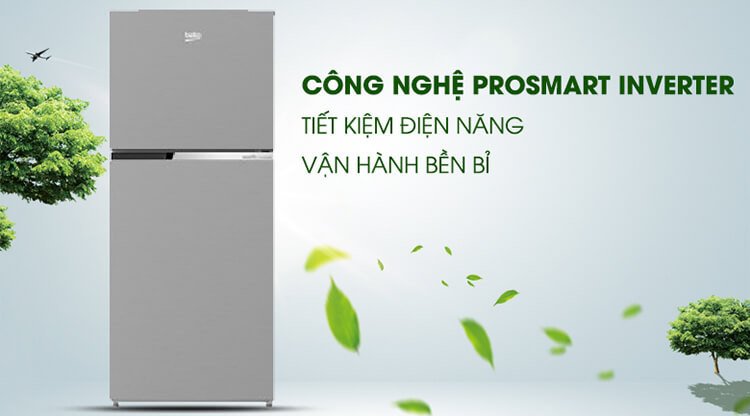 Tủ lạnh Beko tiết kiệm điện năng với máy nén biến tần Prosmart Inverter