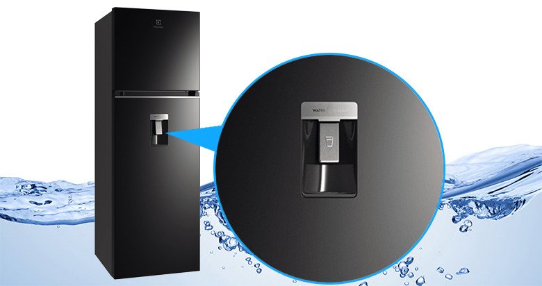 Tủ lạnh Electrolux ETB3440M-H tích hợp ngăn lấy nước ngoài tiện lợi