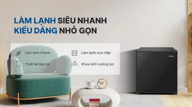 Tủ lạnh khách sạn Hisense HR05DB dung tích 45 lít tiết kiệm không gian