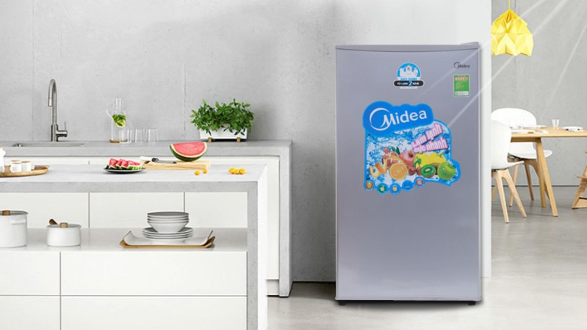 Tủ lạnh mini Midea HS/HF-65Sn/TTY thiết kế cứng cáp hiện đại