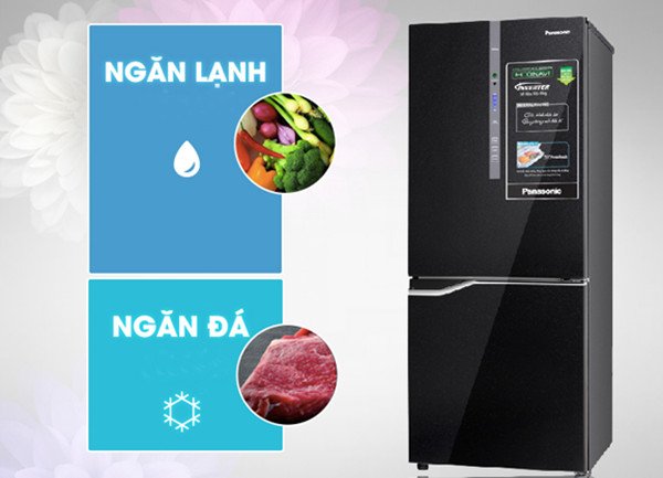 Tủ lạnh Panasonic dung tích 322 lít phù hợp gia đình đông người