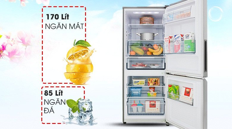 Tủ lạnh Panasonic Inverter 255 lít NR-BV280QSVN với công nghệ Econavi và ngăn đông mềm Prime Fresh+