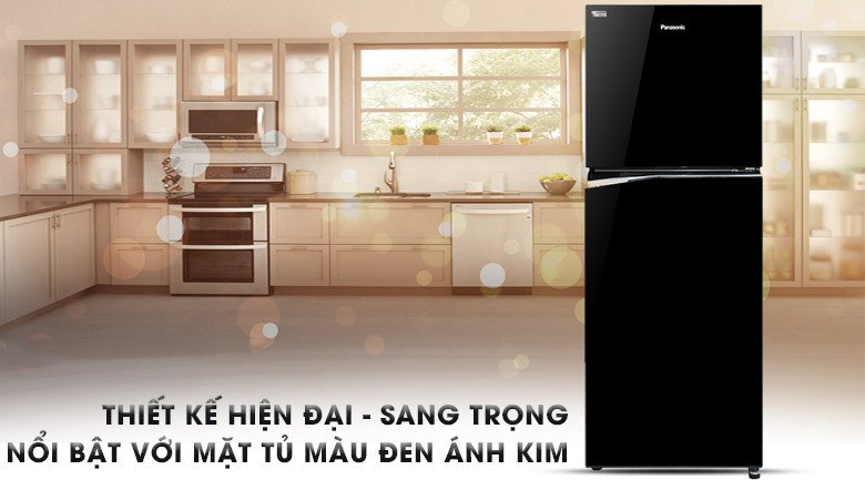 tủ lạnh Panasonic Inverter 306 lít với thiết kế ngăn đá trên
