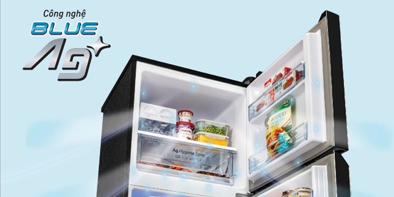 Tủ lạnh Panasonic Inverter tích hợp công nghệ Blue Ag+ diệt khuẩn