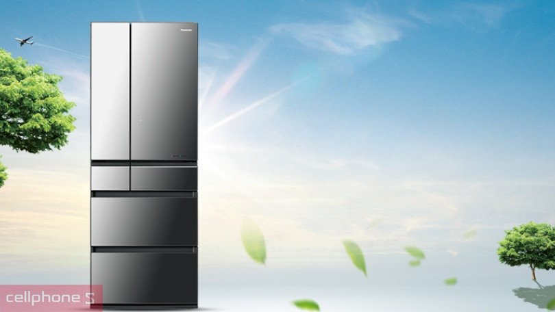 Tủ lạnh Panasonic Multi Door NR-F503GT-X2 màu xám bạc sang trọng