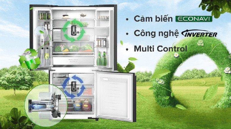 Tủ lạnh Panasonic NR-CW530XMMV Multi Control