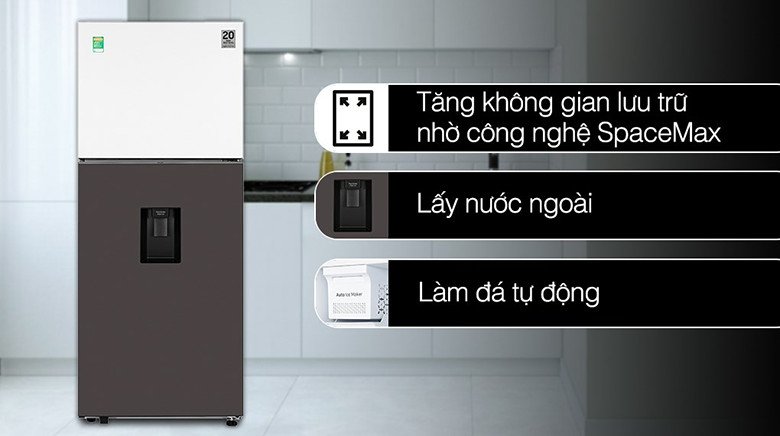 Tủ lạnh Samsung Bespoke 380 lít RT38CB6784C3SV với thiết kế sang trọng