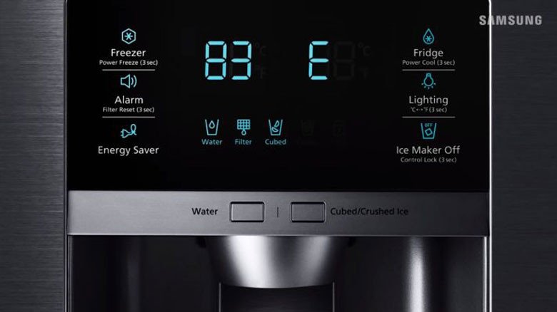 Tủ lạnh Samsung hiển thị lỗi nháy đèn 3 lần trên bảng điều khiển