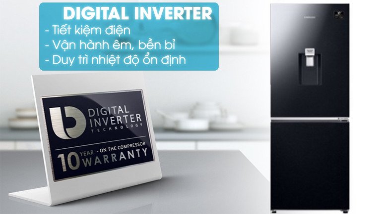 Tủ lạnh Samsung Inverter 276 lít RB27N4170BU/SV tiết kiệm điện năng hiệu quả