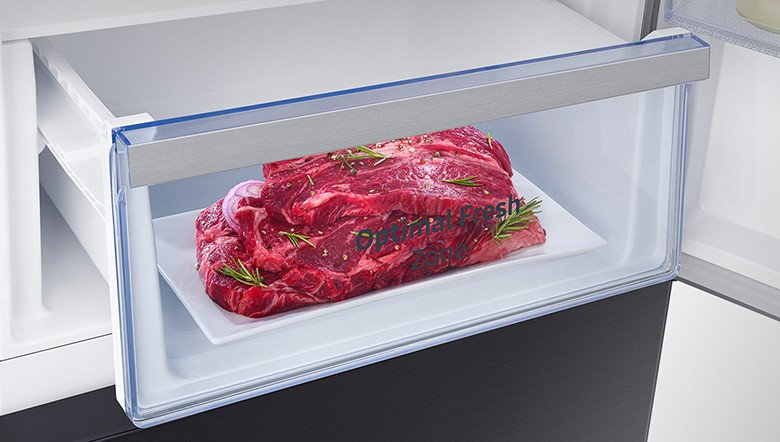 Tủ lạnh Samsung Inverter 276 lít RB27N4170BU/SV với ngăn đông mềm Optimal Fresh Zone