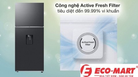 Tủ lạnh Samsung Inverter 382 lít với bộ lọc Active Fresh Filter