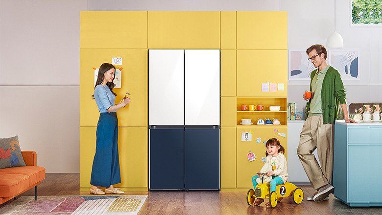 Tủ lạnh Samsung Inverter 599 lít RF60A91R177/SV với 4 cánh cửa Pháp