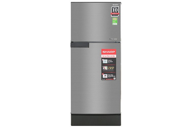 Tủ lạnh Sharp 2 cánh Inverter SJ-X176E-SL dung tích 150 lít với thiết kế nhỏ gọn, phù hợp căn bếp hiện đại