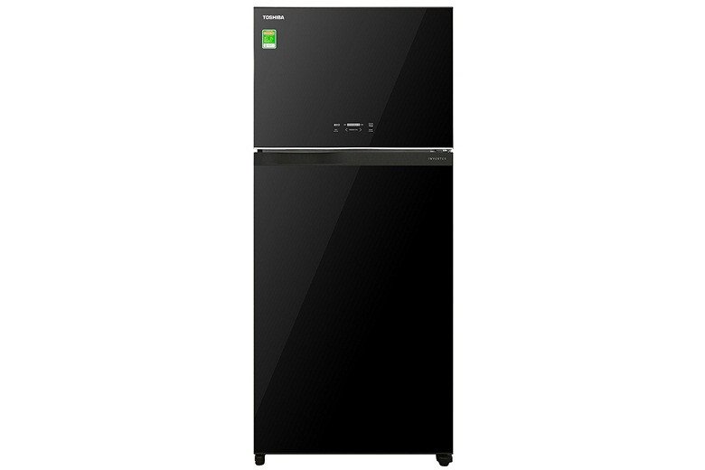 Tủ lạnh Toshiba GR-AG66VA(XK) với mặt gương nổi bật và bảng điều khiển cảm ứng