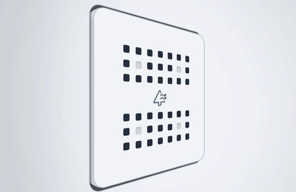Vị trí lấy nước và làm đá tự động tiện lợi ở cửa tủ lạnh LG GR-D247JDS
