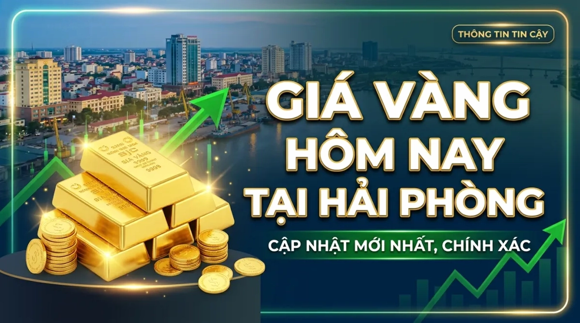 Biểu đồ biến động giá vàng tại Hải Phòng