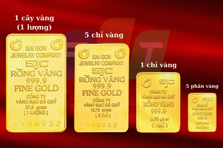 Biểu đồ biến động giá vàng theo thời gian