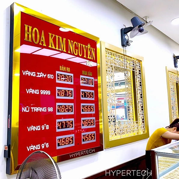 Biểu đồ biến động giá vàng