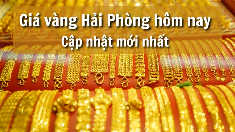 Biểu đồ giá vàng hôm nay tại Hải Phòng