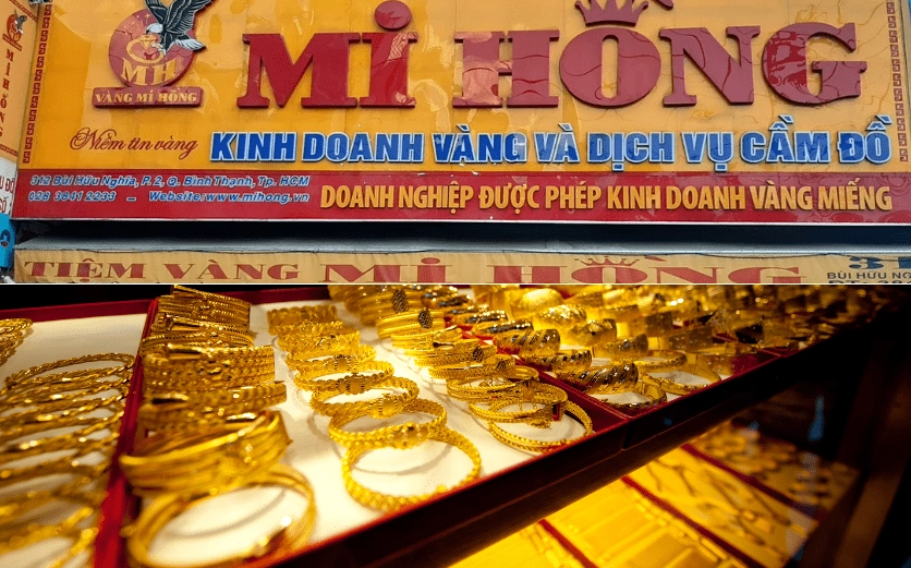 Biểu đồ giá vàng Mi Hồng