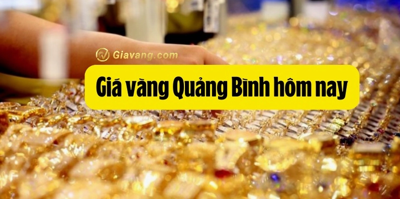 Biểu đồ giá vàng Quảng Bình hôm nay