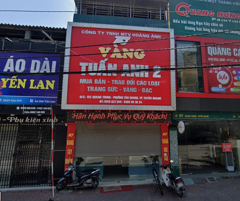 Giá Vàng Tuấn Anh Tuyên Quang Hôm Nay 2026: Cập Nhật Mới Nhất Biểu đồ giá vàng Tuấn Anh Tuyên Quang