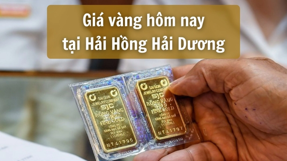 Giá Vàng 9999 Hôm Nay Tại Hải Hồng Hải Dương Mới Nhất 2026 Cập nhật giá vàng tại tiệm vàng Hải Hồng Hải Dương